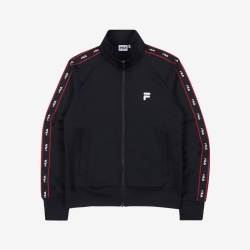 Fila Heritage Tape Series Track Top - Naisten Liivit - Mustat | FI-47040